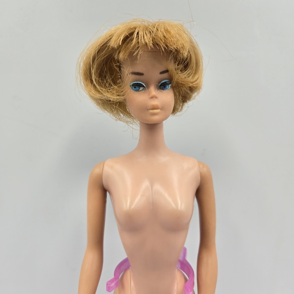 Vintage‎ 60's Mattel Barbie American Girl Doll Bendable Legs Honey Blonde Japan